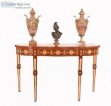 Buy Adams Console Mahogany Inlay Regency Interiors Online