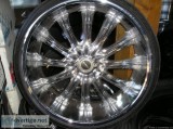 4 24 inch strada wheels AND TIRES  atlanta (with shipping availa