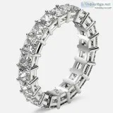Online Buy Asscher Cut Diamond Band at Best Price -  www.eternit