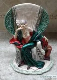 VINTAGE ART DECO MARY VICKER S 20 s FLAPPER STATUE