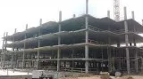 Concrete and steel frame construction