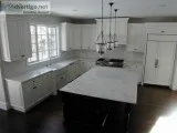 Refreshing Touch with Polar White Kitchen Cabinets