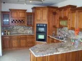 Glazed Maple Cabinets for a Glamorous Kitchen