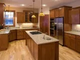 Elegant Cherry Wood Kitchen Cabinets at Affordable Price