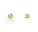 SOLITAIRE PERIDOT STUDS