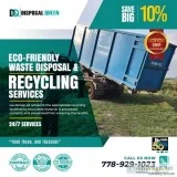 Commercial and Residential Dumpster Bin Rental and Recycling Van