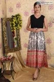 Buy Printed Flared Maxi Dress Online