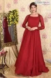 Shop Hand Embroidered Maroon Gown Online