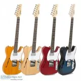 GTL Semi-Hollow Electric Guitar F Hole HS Pickups