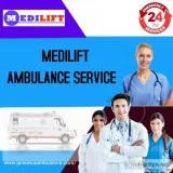 Ventilator CardiacICU Ambulance Service in Delhi by Medilift