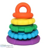 Rainbow Stacker and Teether Toy