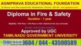 FIRE and SAFETY - BBA DEGREE MBA DEGREE - FIRE and SAFETY - UGC 