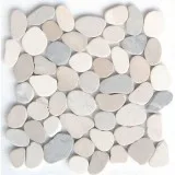 MULTICOLOR 12X12 INTERLOCKING NATURAL PEBBLE FLOOR TILE PRICE