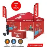 Custom popup canopy 10x20 with Graphics Design  USA