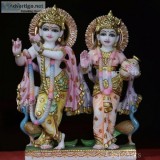 Marble statue radha krishna Udaipur