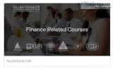 Finance Related Courses