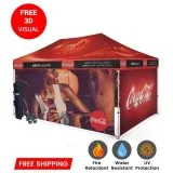 UV and Scratch Resistant Branded Canopy  Starline Tents  USA