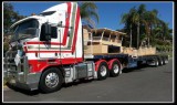 Flatbed Trailer With Crane  Otmtransport.com.au