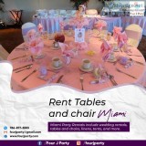 Rent Tables And Chair Miami