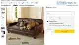 Leather Dog Bed - Large