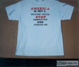 T-shirt STOP Immigration and Foreign Aid