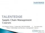 Global Supply Chain Management Syllabus