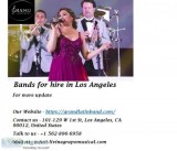 Bands for hire in Los Angeles