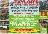 Tree Service - Remove Trim Grind Land Clearing - Free Estimates