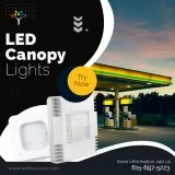 Shop led canopy lights to reduce electricity consumption