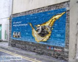 Digital wall painting advertising