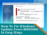 How to fix windows update error 80092004- in easy ways