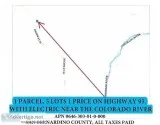 1 PARCEL (5) LOTS ON HIGHWAY 95 NEAR THE COLORADO RIVER LOCATED 
