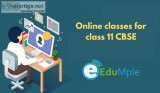 Online classes for class 11 CBSE