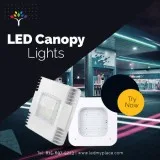 Buy led canopy lights for gas stations and supermarkets