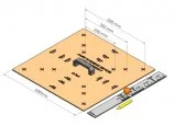 Shrinkage template and scale