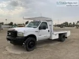 2005 FORD F350 SUPER DUTY FLATBED TRUCK