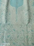Cotton Voil Kurta with Jaaliwork