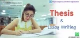 Get online tutoring for thesis writing format