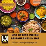 List of best indian restaurants in uae