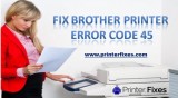Easy way to fix brother printer error code 45