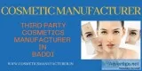 Third party cosmetic manufacturers in baddi
