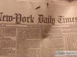 FREE New York Daily Times 1850 s newpaper first page pick up onl