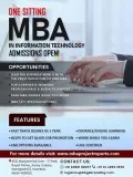 MBA in Information Technology Degree in One Sitting