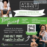 Hiring Event for Foodservices - Thurs Oct 21st (Quest Food Mgn S