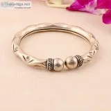 Buy silver kada for mens online