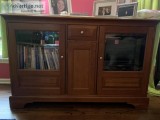 solid cherry cabinet