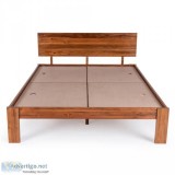 Buy Indus Teak Wood Bed Online for Rs 17500 Wakefit