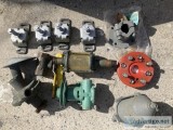 Various boat engine parts