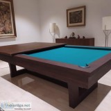 Meja minnova 3 in 1 multifungsi billiard-pingpong-meeting/makan