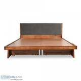 BedBuy Lynx Teak Wood Bed Online at a best price starting from R